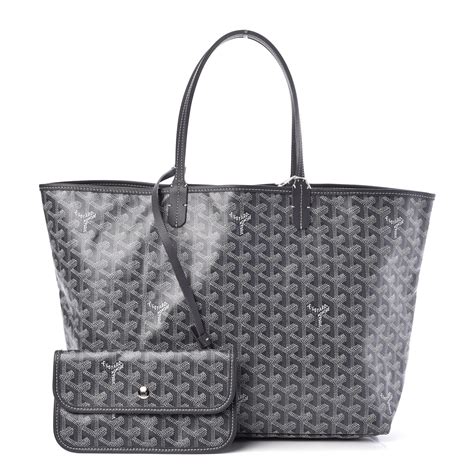 goyard grey pm|GOYARD Goyardine Saint Louis PM Grey .